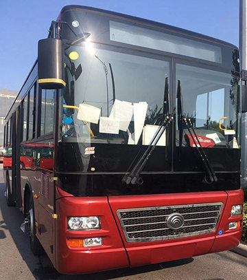 Yutong bus ZK6100NGA9 exported to Venezuela on August 2019
