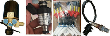 Yutong bus parts air drier filter gas injector nozzle ignition cable oxygen sensor