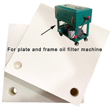 paper filter for plate and frame oil press filter machine