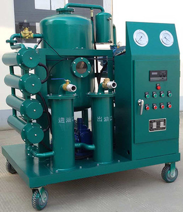 double stage high efficiency Vacuum oil filter machine