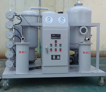 vacuum turbine transformer oil filtering filter purify machine