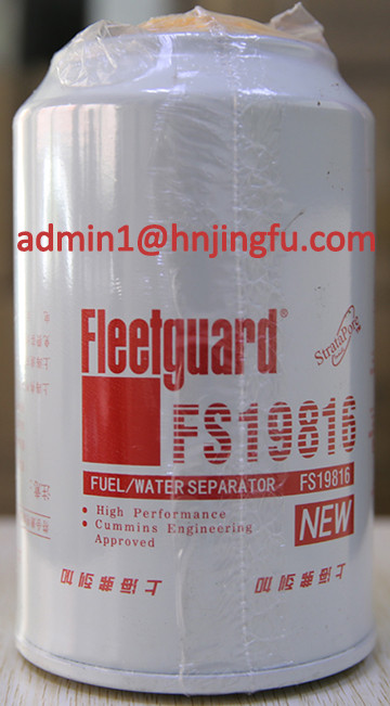 Genuine in stock Fleetguard FS19816 fuel filter water separator