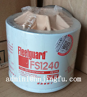 fleetguard FS1240 fuel filter water separator for Dongfeng,Yutong bus,King Long bus.