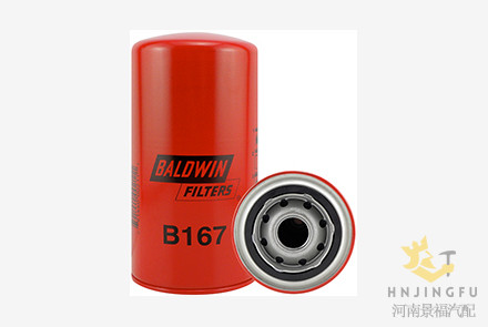 LFP54 W950/17 Fleetguard LF708 LF3382 Baldwin B167 lube oil filter