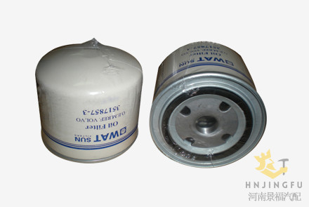 JX-693/3517857-3/LF3758 lube oil filter for volvo hitachi excavator