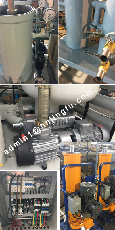 Vacuum oil Purifier filter filtering filtration system Machine factory manufacturer 