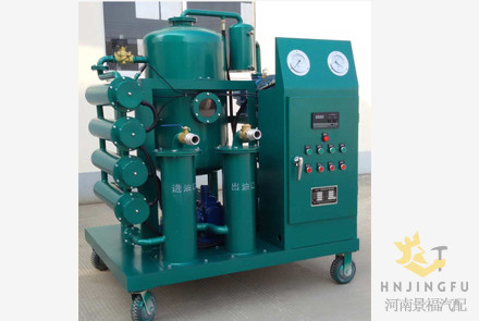 transformer gas turbine oil filter degasifier dehydration purifier machine